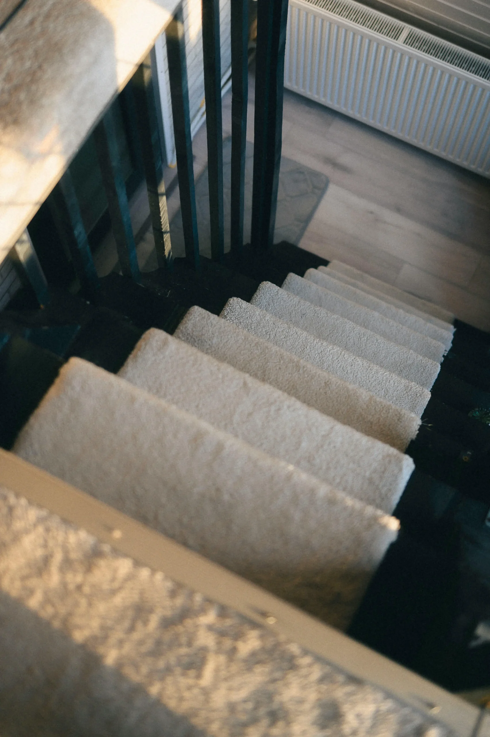 Escalier moquette